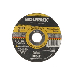 [09010280] Abrasive Cutting Disc, Fine Stone, Ø 115 x Ø 22 mm. Thickness 1.2 mm.