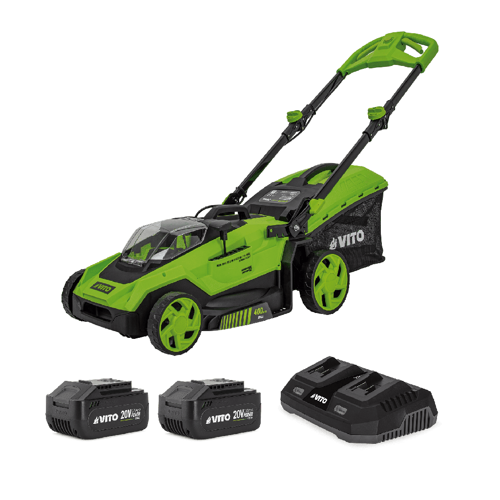 [VIBCMRB402B4CD] Lawnmower Brushless 400MM 40V, with 2 Batteries and Charger