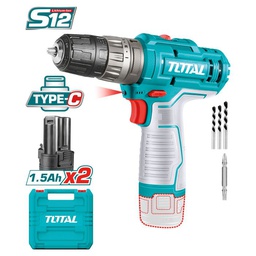 [TIDLI12202E] Taladro percutor a batería de 12 V.