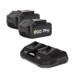 [PACK6STARTEREGO] STARTEREGO: 2x Baterías 5.0AH + Cargador doble