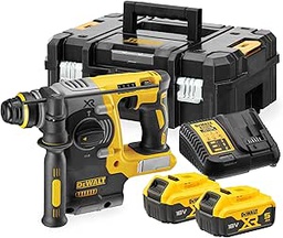 [DCH273P2T] XR 18V ​​Li-Ion 5Ah Hammer Drill with TSTAK 2 Batteries + Charger